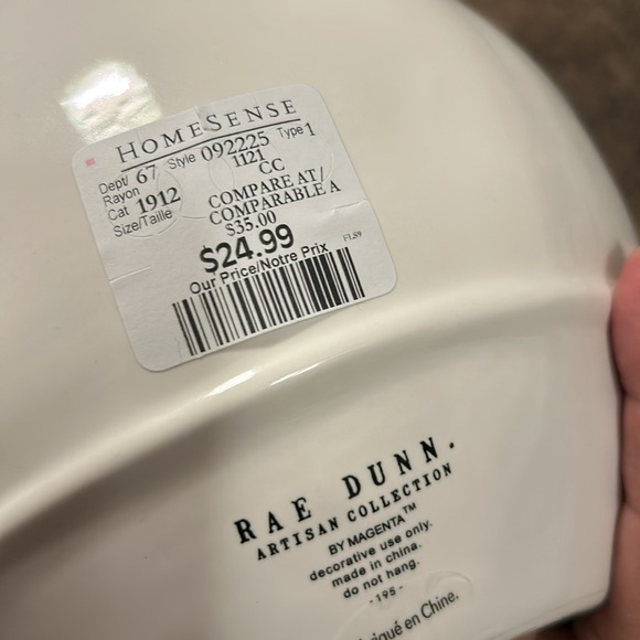 XL table top Rae Dunn ornament - Picture 4 of 4